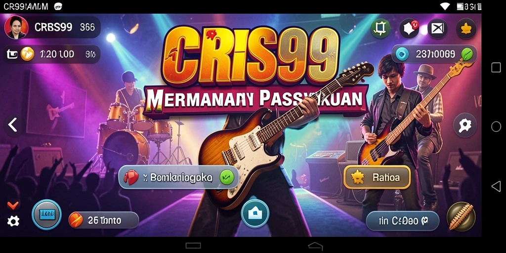 Tampilan gameplay CRS99 yang penuh warna dan interaktif.