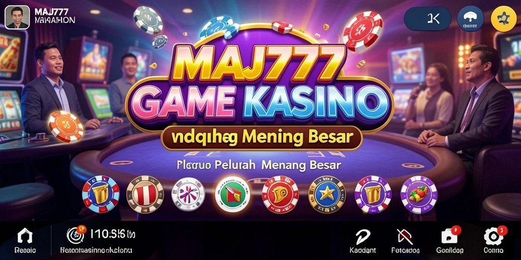 Tampilan menarik dari gameplay Kasino di MAJ777.