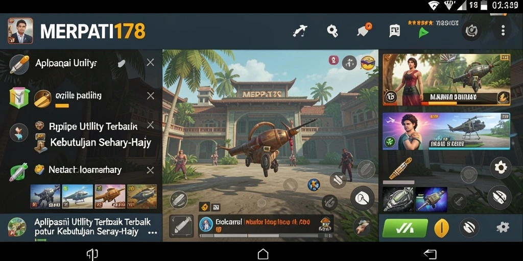 Tampilan antarmuka MERPATI178 yang intuitif dan user-friendly.