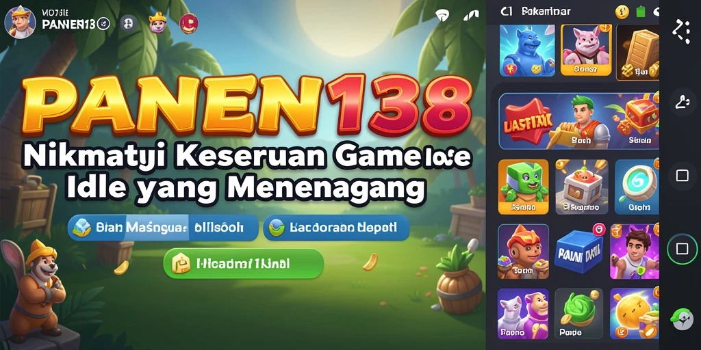 Tampilan gameplay <strong>PANEN138</strong> yang menenangkan dengan lahan pertanian yang indah.