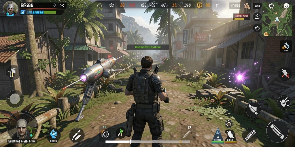 Tampilan gameplay RR89 yang menakjubkan dan interaktif.
