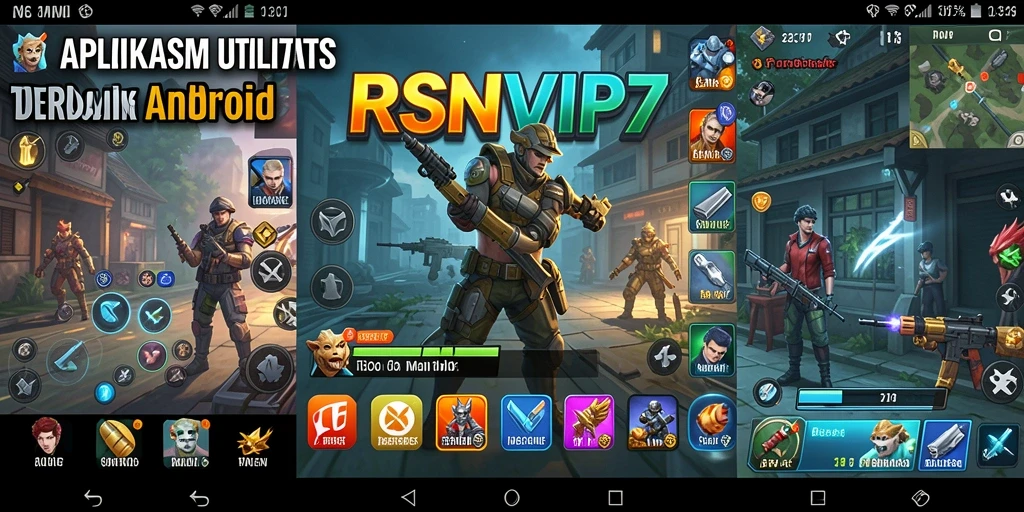 Tampilan antarmuka RSNVIP7 yang intuitif dan informatif.