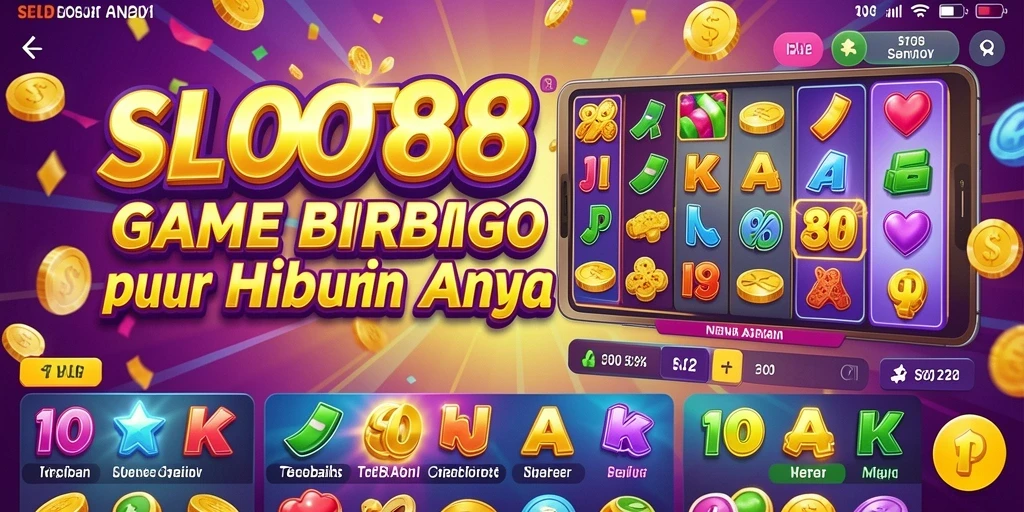 Screenshot utama menunjukkan gameplay seru Bingo di SLOT88.